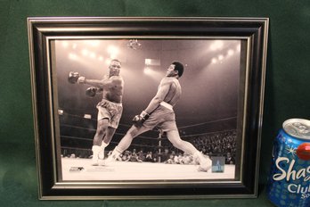 Framed Photo Of Muhammad Ali, With Joe Frazier, 12'x 10'  (407)