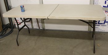 Folding Fiberglass Table, 6'X 29' Opened  Up    (419)