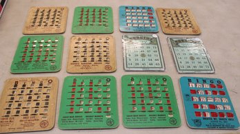 12 Redding/Red Bluff Bingo Cards  & 2 From Robbins, Nevada Club  (422)