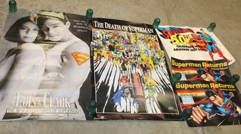 5 Superman Posters - 2 @ 24x36,  2@ 21x14, 1@ 24x18  (42)