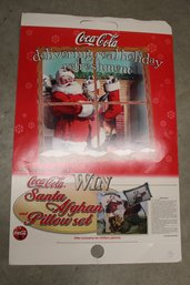 1998 Coca Cola Christmas Poster 18x28'   (435)