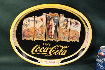 Oval 15x12, Coca Cola Serving Tray Honoring Shasta Dam  (439)