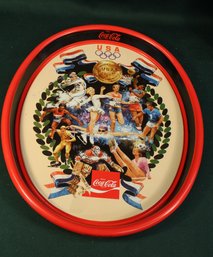 Oval 12'x 15' Coca Cola Serving Tray - Olympic Records  (440)