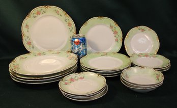 Antique 21 Pcs. Selb, Bavaria, Germany  Porcelain Dishware  (46)