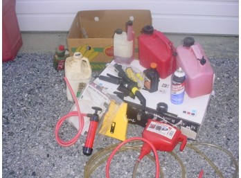 Box Of Chain Saw Fueling Accessories  (258)