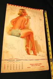 Tehama Liquor Store, Redding, Ca. 1955 Calendar, Complete  (57)