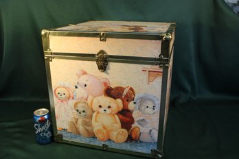 Child's Vintage Toy Box, 16x16x16'H  (5)