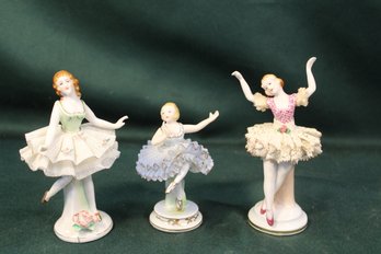 Antique  3 Occupied Japan  Ballerina Figurines (61)