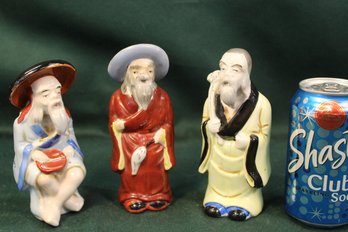 3 Antique   Occupied Japan Old Men Figurines (64)