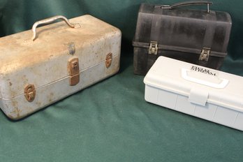 Vintage 'My Buddy' Tackel Box, Field & Stream Tackle Box, Aladdin Lunch Box    (72)