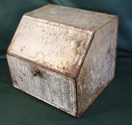 Antique Tin Bread Box, 13'X 11'X 11'H  (79)