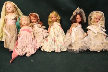 6 Dolls, Some Storybook, 5' - 7' Tall   (7)