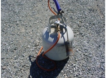 Weed Burner With Propane Tank, 1/2 Full  (270)