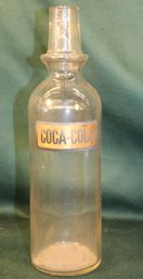 Rare Antique Coca Cola Syrup Bottle, 1900s US Beverage Medical Pharmacy Adv, 12'H  (88)