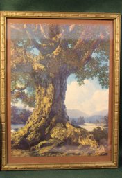 Antique Framed Maxfield Parrish Print,  'The Ancient Tree', 10x13' (89)