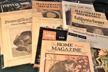Old Magazines, 1920's, 30's, 40's & 60's  (92)