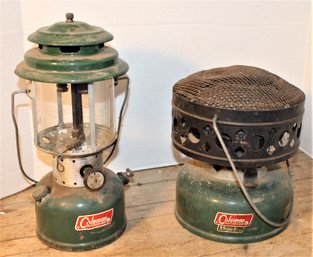 Coleman Lantern, 220F & Coleman 3500 BTU Gas Heater Model 512 -   (93)