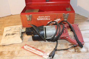 Milwaukee Heavy Duty Sawzall - 2 Speed In Box W/extra Blades  (96)