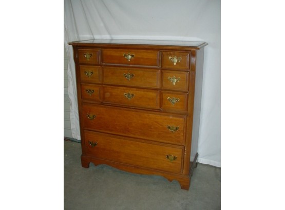 Vintage Maple Tall Chest, Three Over Four Drawers,  Matching 4 Piece Set (64)