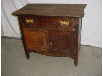 American Pine Commode, Ca 1900, 34'x 19'x 29'h  (69)