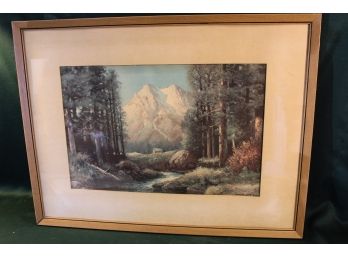 Framed Print, Signed, 25'x 19'   (166)