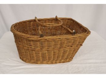 Antique Handled Basket, 13'x 17'X 8'h  (378)