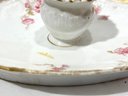 Porcelain Mustache Shaving Cups And Candle Holder