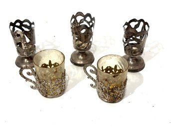 Vintage Silver Cordial Cups