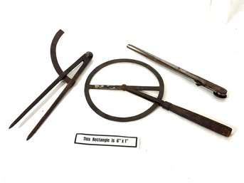 Antique Iron Measuring Tools