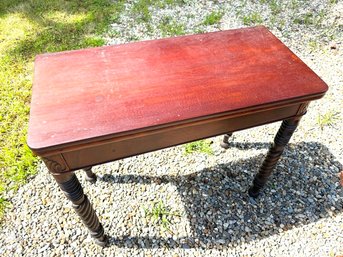 Vintage Wood Gaming Table