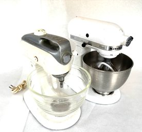 Two Vintage Mixers Kitchen-aid