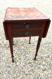 Antique Two Drawer Table
