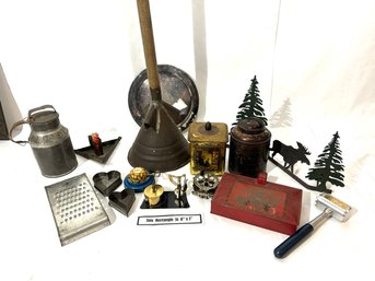 Collection Of Vintage Metal Goods
