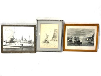 Three Antique Prints
