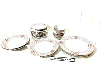 Collection Of Vintage Plates And Bowls