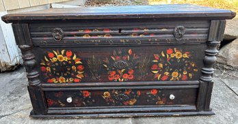 Painted Chest With Drawer