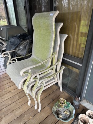 Lot Of Four Outdoor Chair Lot