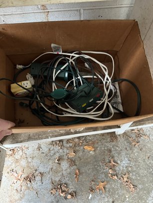 Extension Cord & Electrical Box Lot