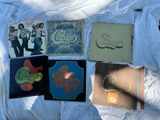 Lot Of 6 Vintage Chicago Vinyl Records