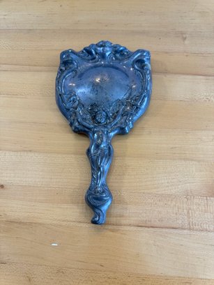 Gorgeous Antique Art Nouveau Hand Held Mirror
