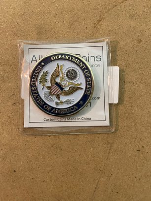 US Military Department Of State Challenge Coin