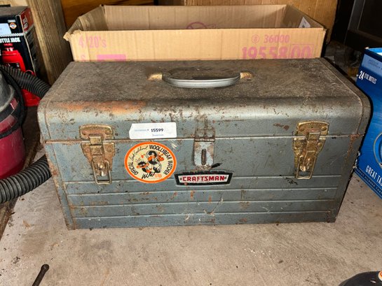 Vintage Craftsman Toolbox With Contents
