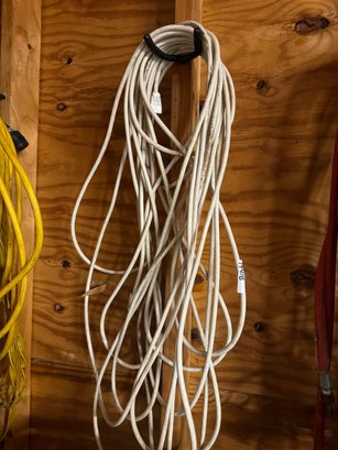 Lot Of White Extension Cords