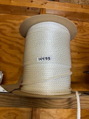 Large Spool Of White Rope