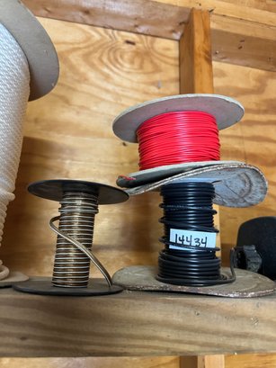 Lot Of Three Spools Of Wire