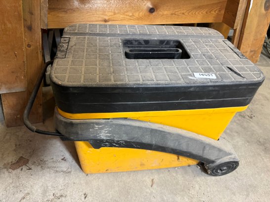 Westward Rolling Toolbox / Tool Cart Crate & Seat