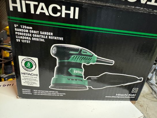 Hitachi 5 Inch Random Orbit Sander - With Box - Like New!