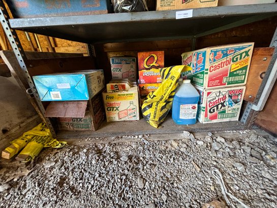 Huge Lot Of Oil And Oileater, Salt & Washer Fluid