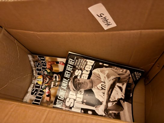 Box Lot Of Sports Illustrated Magazines