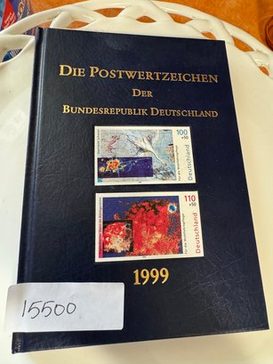 1999 Die Postwertzeichen Der Bundesrepublik Deutshland Stamp Book